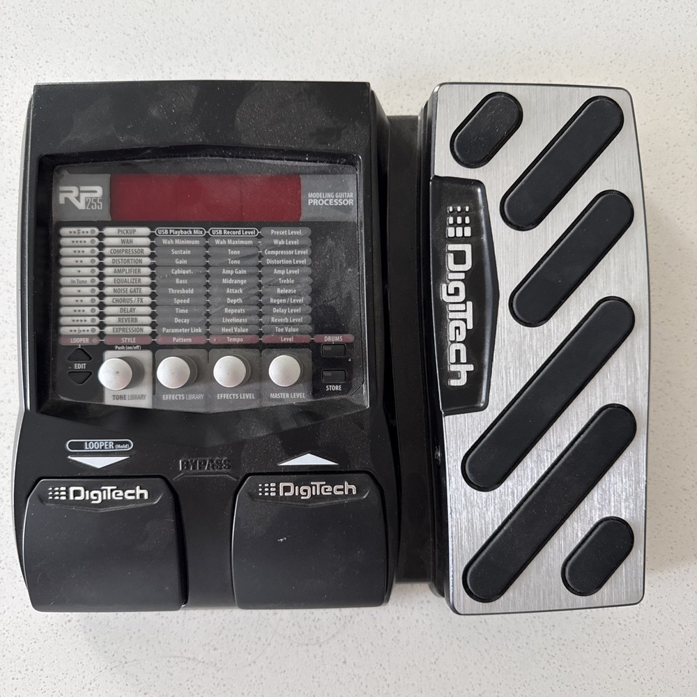 DigiTech RP255 Modeling Guitar Processor Multi-Effects Pedal *NO POWER UNTESTED*