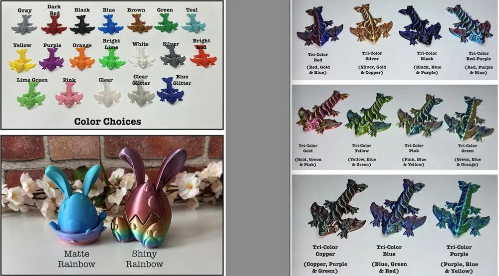 3D Printed Christmas Tree Fidget Toy