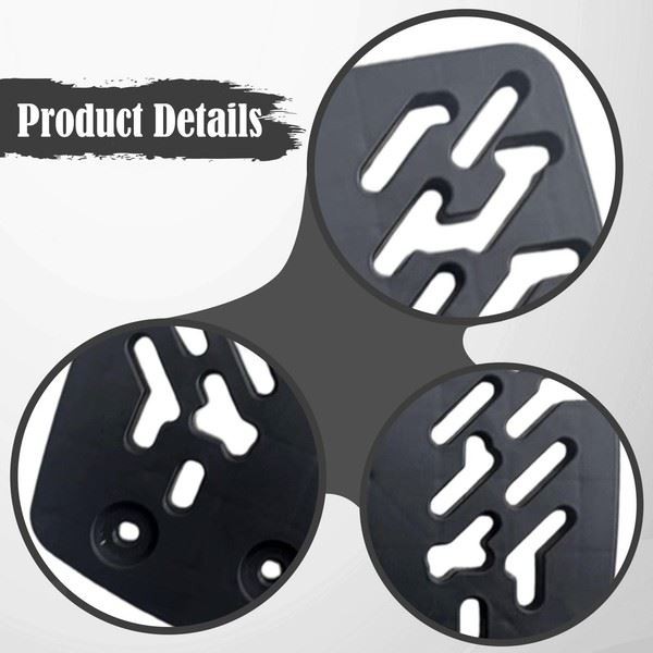 Motorcycle Rear Tail Box Base Plate Fixing Part Shock Absorption Replacement