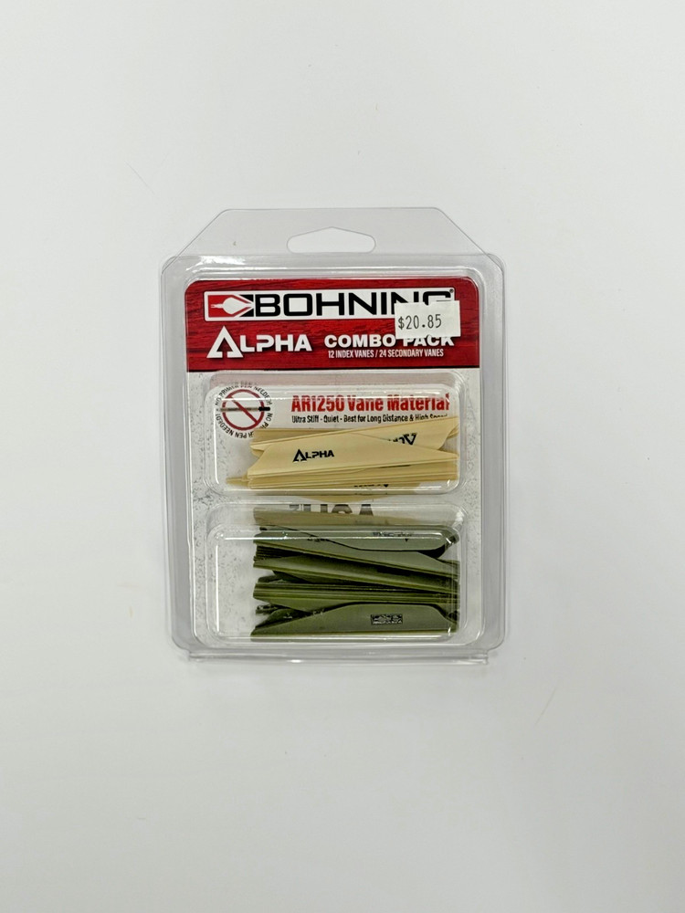 bohning alpha vanes combo pack