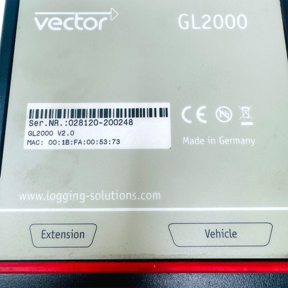 Vector GL2000 CAN/LIN Vehicle Data Logger Module V2.0 Made in Germany