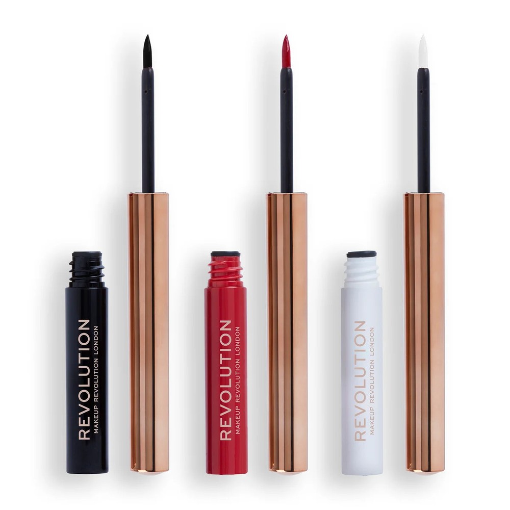 Revolution Terror Transformation Liquid Liner 3 Piece Set, New & Sealed!