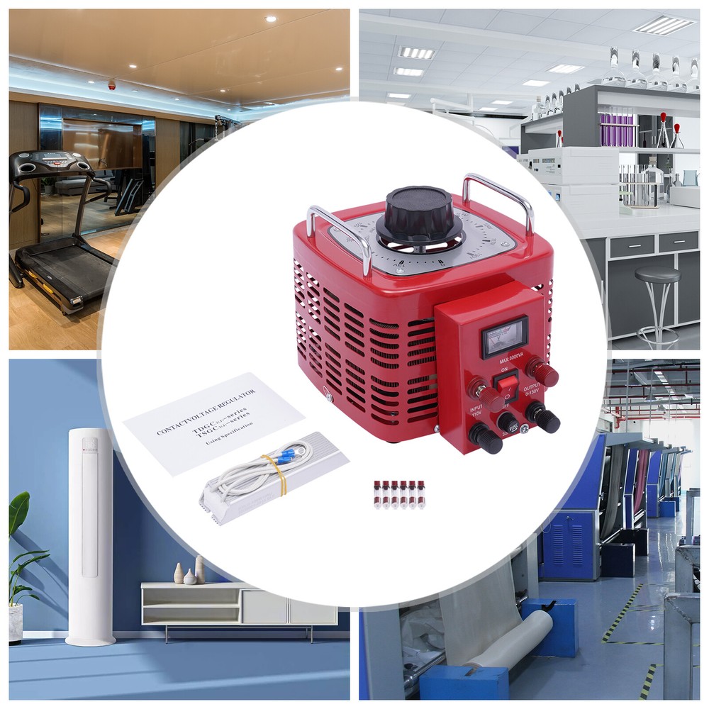 Variac Transformer Variable Voltage AC Regulator Metered 3000W 30Amp 110V NEW US