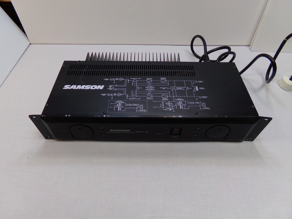 Samson Servo 260 Studio Power Amplifier 130W Stereo
