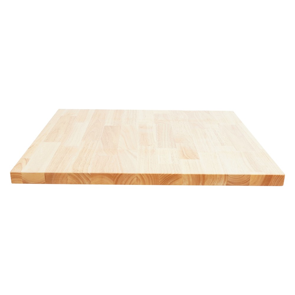 Modern Rectangular Countertop Rubber Wood Countertop Standard Countertop Durable