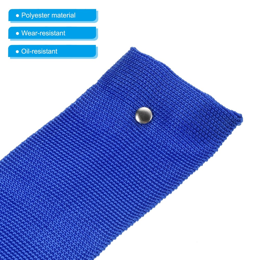 6.6Ft*60mm Polyester Rope Protector Cable Cover Rope Protective Sleeve Blue