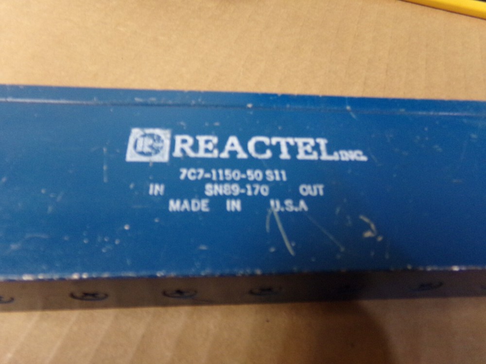 Reactel 7C7-1150-50 S11 FILTER
