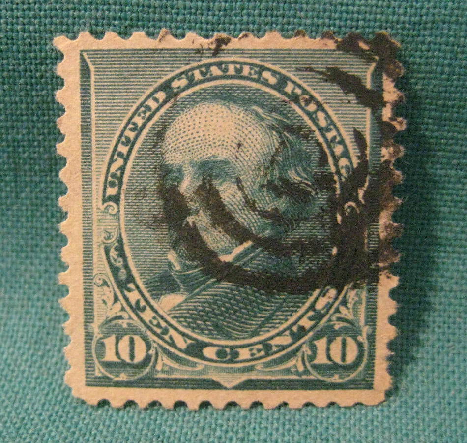 10c -Daniel Webster-Used Single-Scott #226-Issued 1890-93