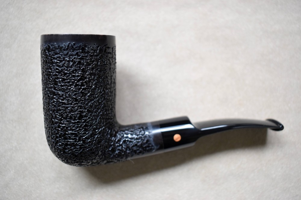 Moretti Pipe Black Rusticated Chimney Freehand