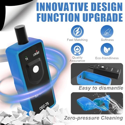 EL-50448 TPMS Relearn Tool with Battery, OEC-T5 TPMS Reset With Battery Blue
