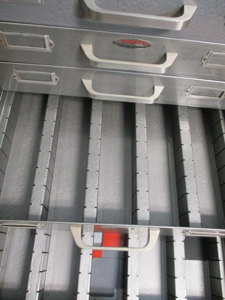 NEUMADE 5-Drawer Stackable Slides Storage File Cabinet - 5 rows - Divider Tabs