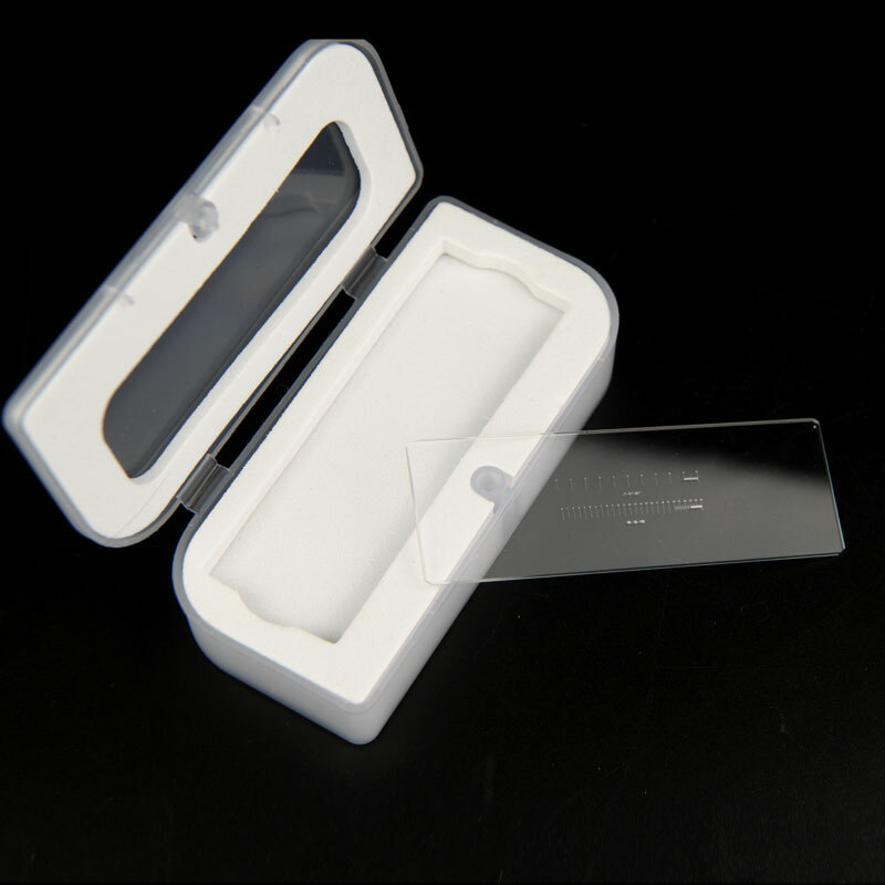 Multifunctional Micrometer Graticule Calibration Slide Microscope Reticle Ruler