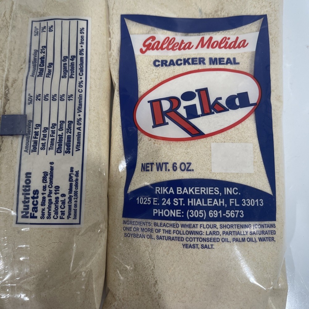 Galleta Molida Cracker Meal Rika 4 Pack