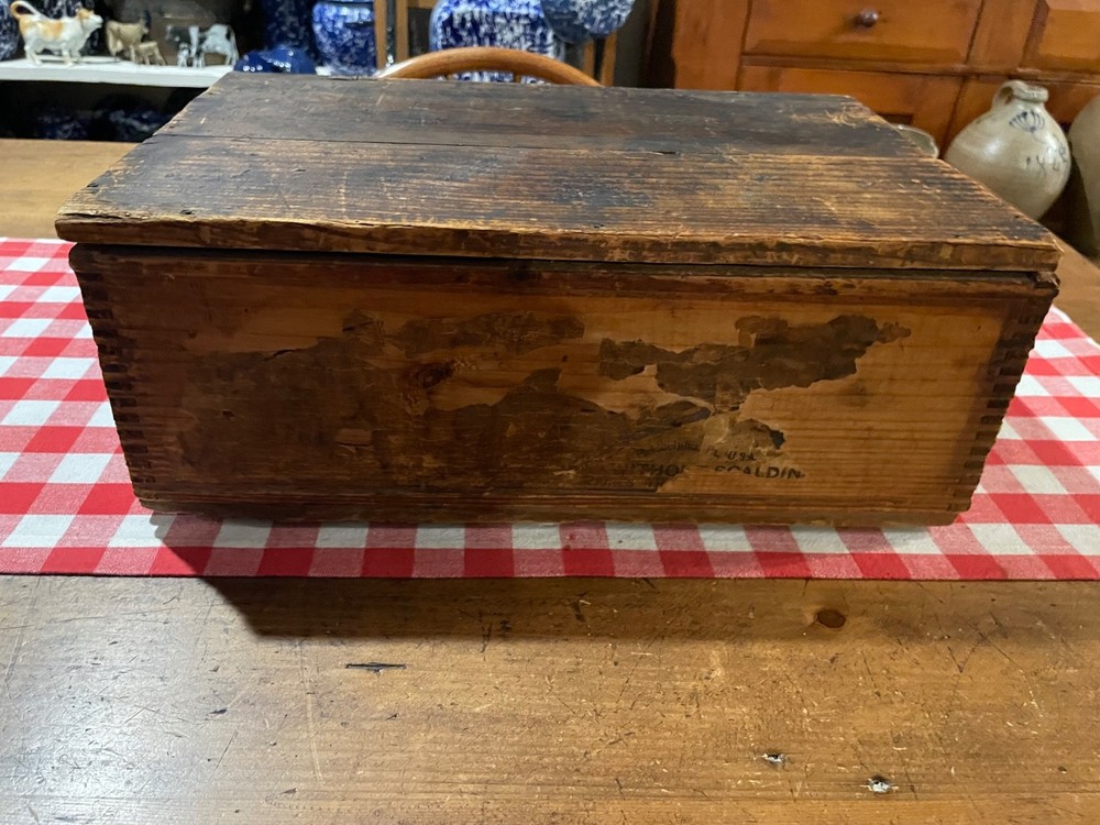 Antique FRANK SIDDALLS SOAP Box