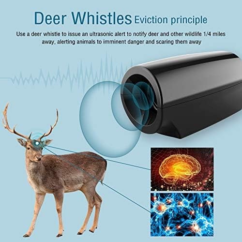 Deer Warning Whistles for Car 2 Pack