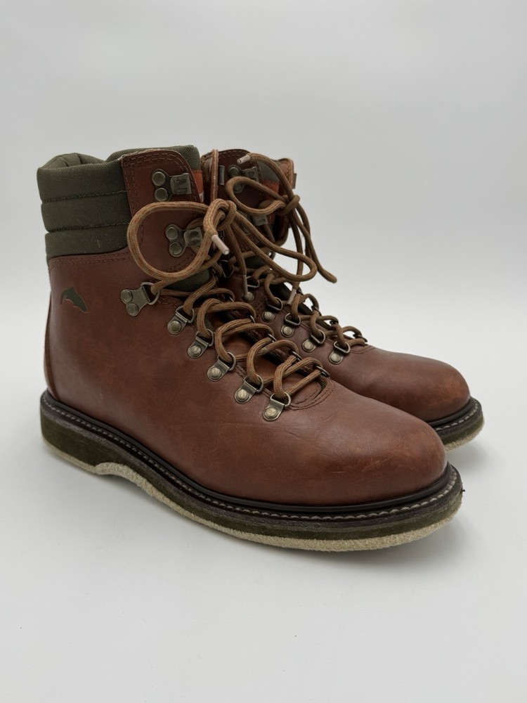 Mens 11 Simms Leather Wading Boots