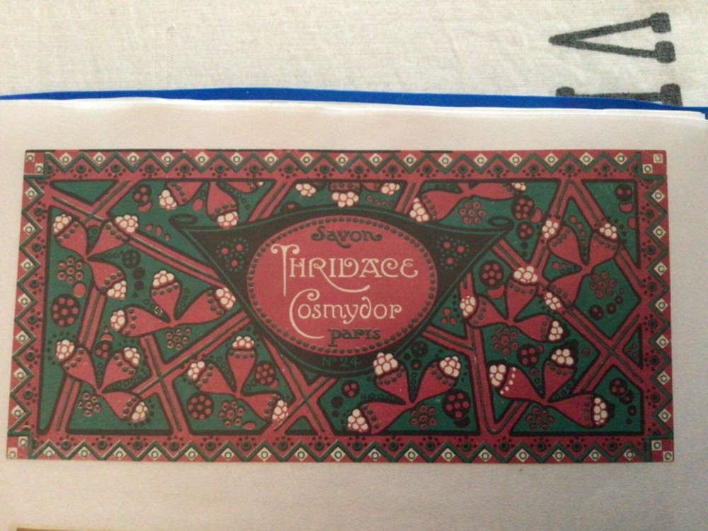 ANTIQUE LABEL SOAP THRIDACE COSMYDOR PARIS