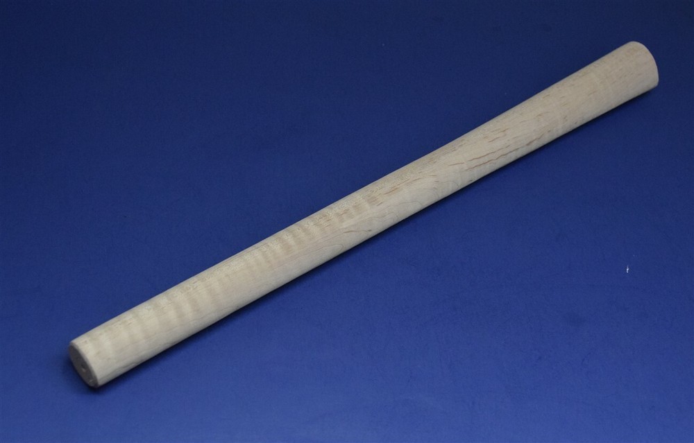 Curly / Tiger Maple TOMAHAWK HANDLE 20" Amish Made ~ Unfinished ~