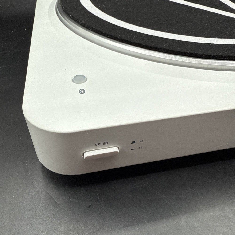 Audio-Technica AT-LP60-BT Automatic Bluetooth Turntable White Tested Working