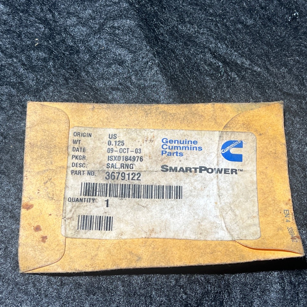 CUMMINS SEAL,O RING 3679122