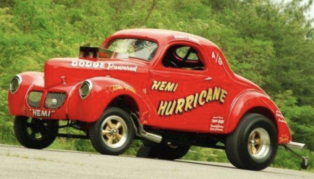 DECALS - Hemi Hurricane Willys of Lamar “Bunky” Bobo. Nice!