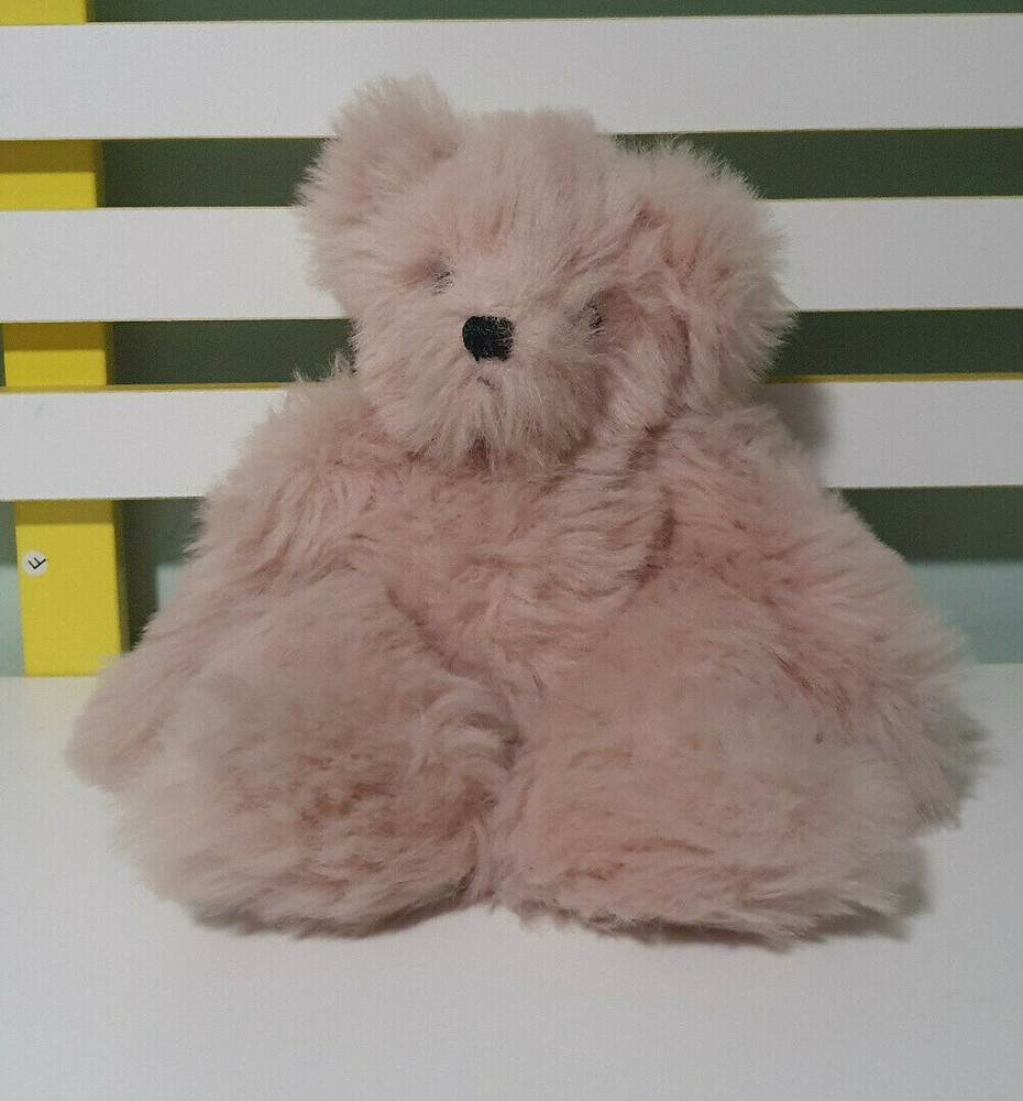 PINK TEDDY BEAR HANDMADE ? 32CM PALE PINK