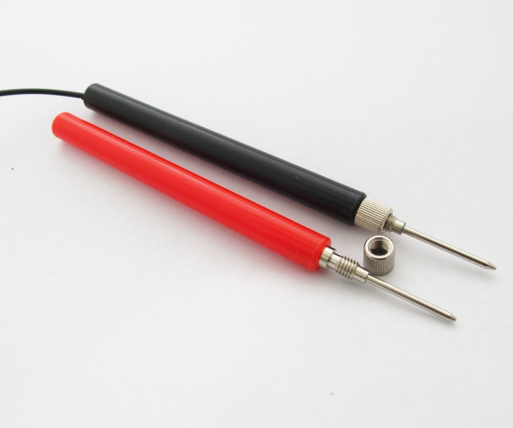 12pcs DIY Multimeter Test Probe without Cable Assemble & No Solder Long Handle