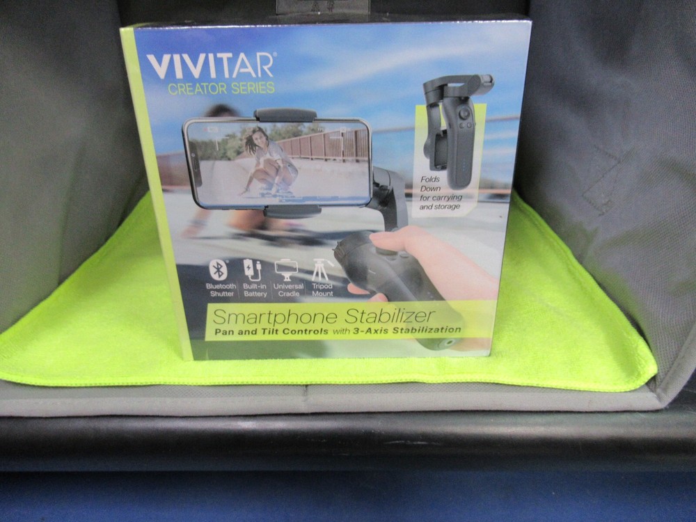 Vivitar Smartphone Stabilizer VGIMPRO3-BLK w/ 3-Axis Stabilization