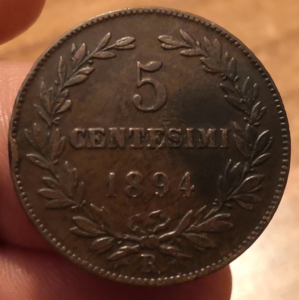 Coin 5 Cent 1894, San Marino, Ref. 8067