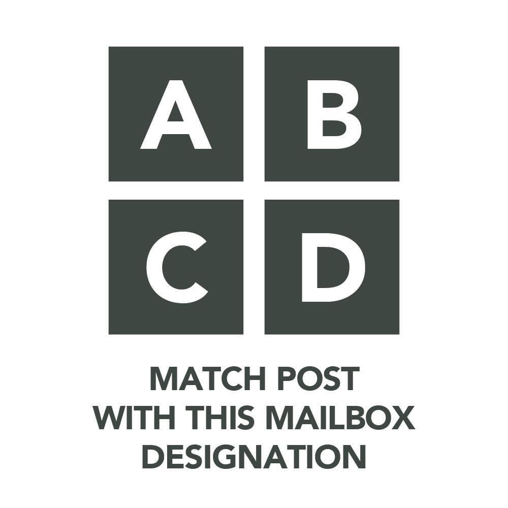 Callaway Adjustable Mailbox Post Black Gibraltar Mailboxes Steel Base Plate