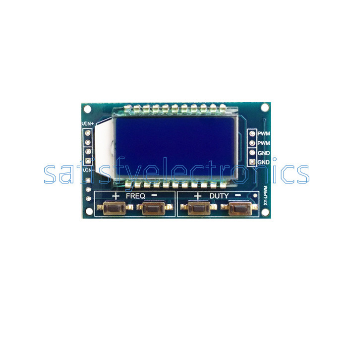Signal Generator PWM Pulse Frequency Duty Cycle Adjustable Module LCD Display