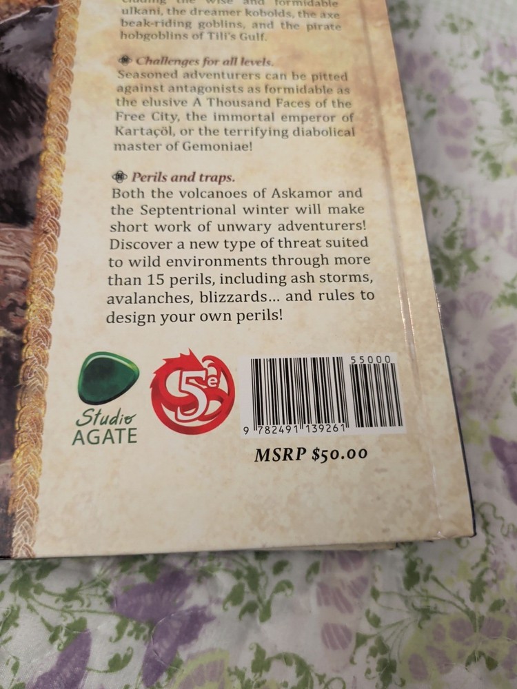 Fateforge 5E RPG Bundle: Eana + Encyclopedia Book 4 - Studio Agate HC Mint