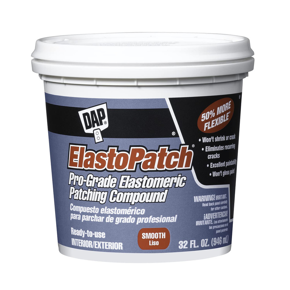 Elastopatch Smooth Flexible Patching Compound, White, 32 Oz (7079812278)