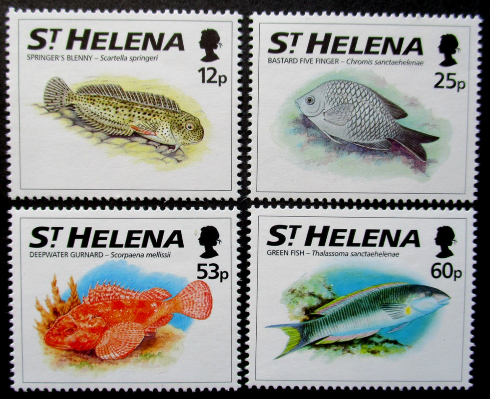 St Helena 1994 Fish Set UM. SG 663/6.