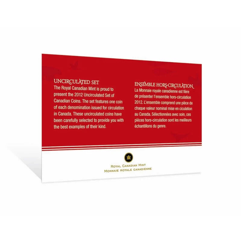 2012 Uncirculated Canadian Coin Set 🇨🇦