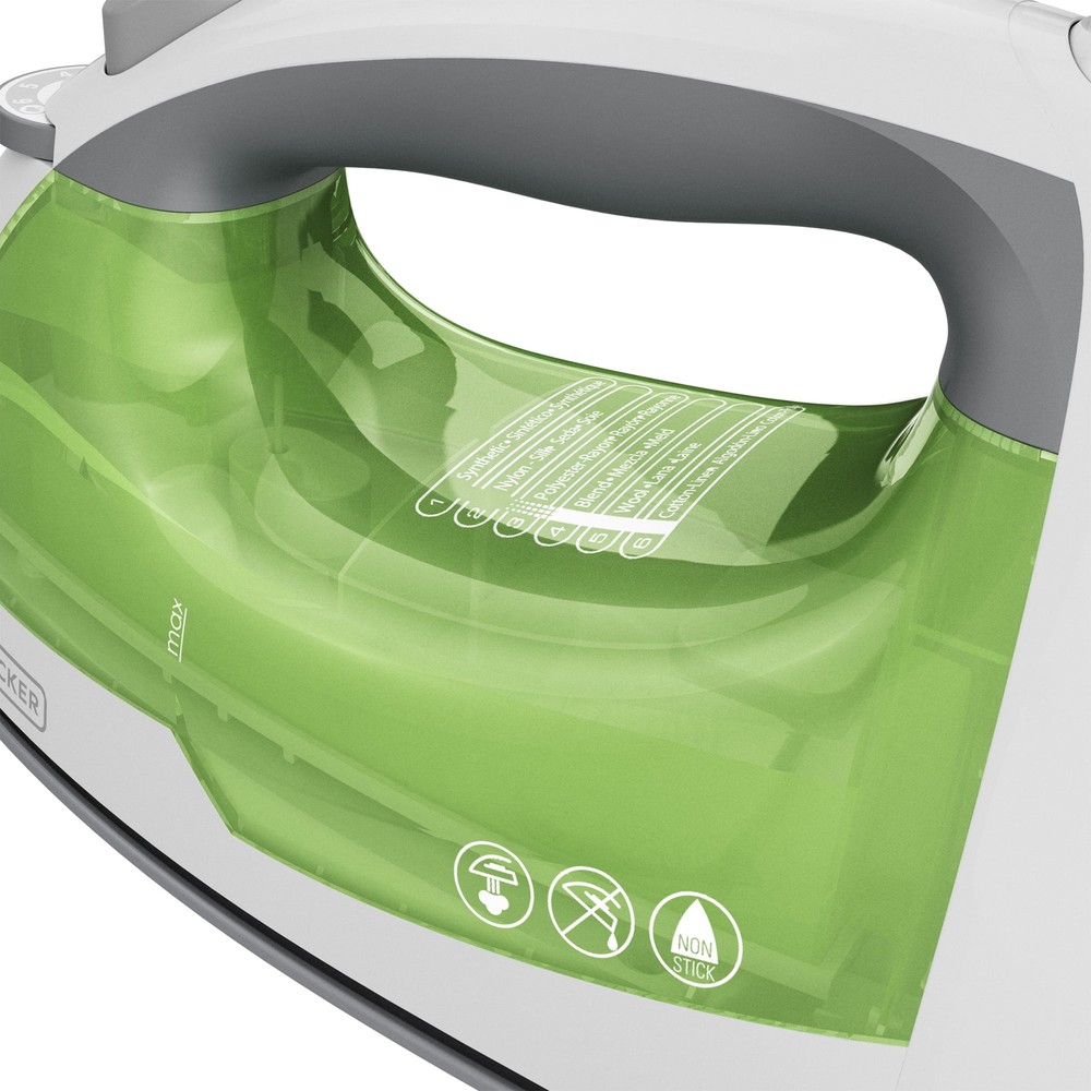 Easy Steam 1200W Compact Iron - Equipped with Steam & Temperature Controls