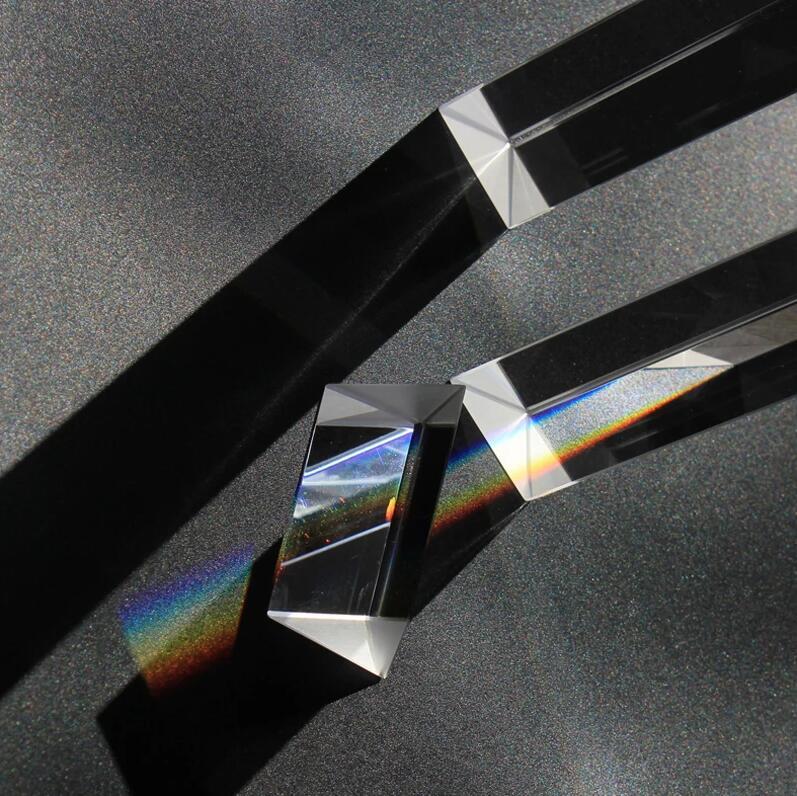 Triangular Prism Rainbow Prisma Crystal Photographic Physics Light Experiment