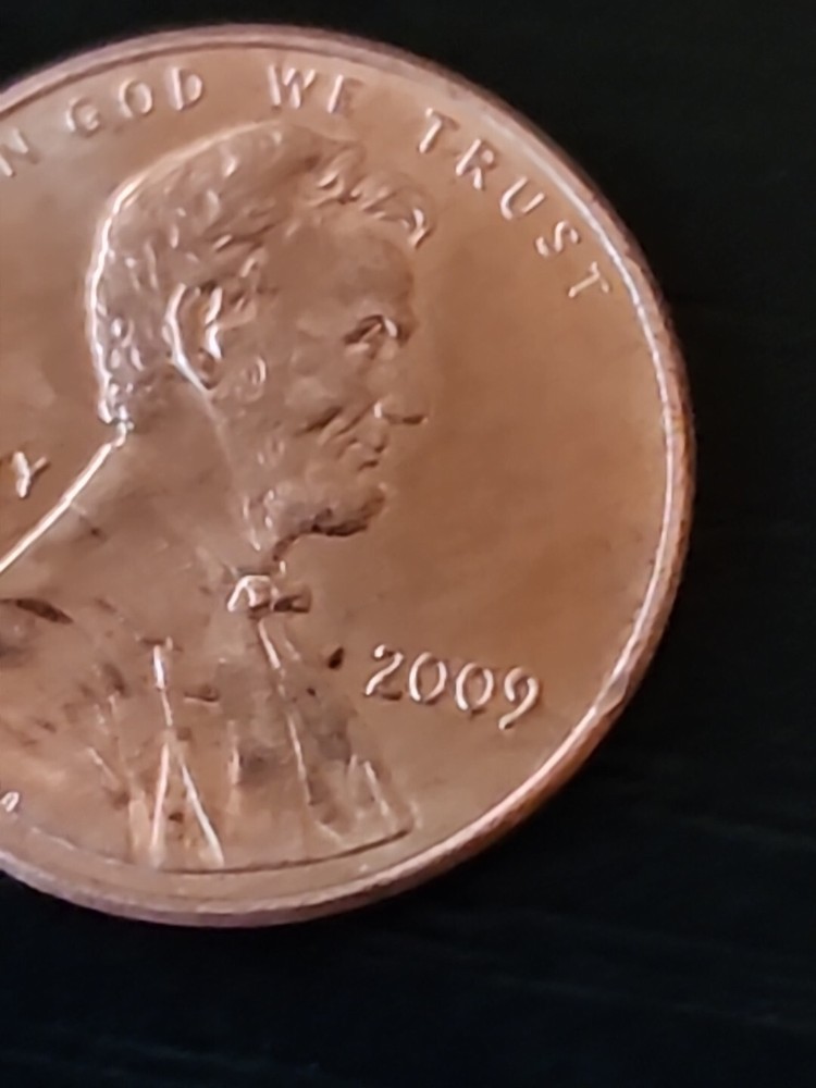 2009 Lincoln Log Cabin Penny No Mint Mark Errors