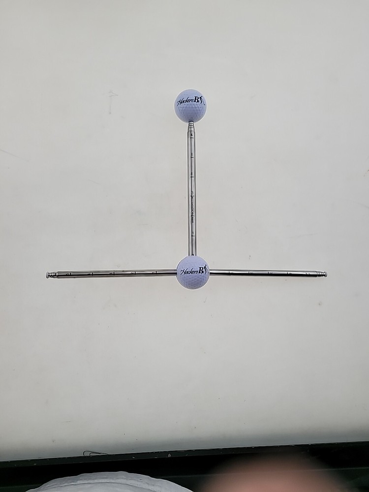Swing Trainer Golf Ball Position Tool Driver PGA Practice Aim Stance HackersRx