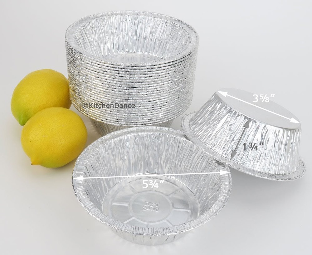 Durable Packaging Disposable 5 3/4" Aluminum 5 3/4 " 14 oz capacity, Silver