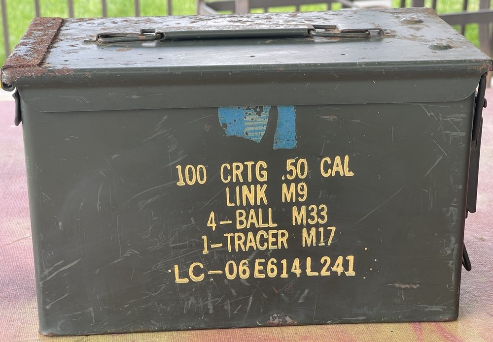 MILITARY AMMO CAN .50 CAL