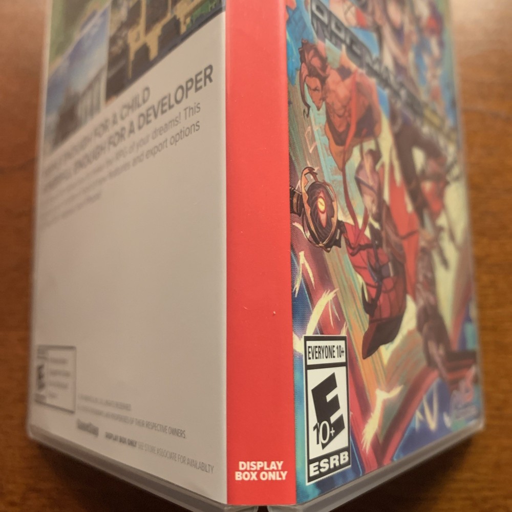 RPG Maker MV - Display Box - Nintendo Switch Case ONLY / Authentic - NO GAME