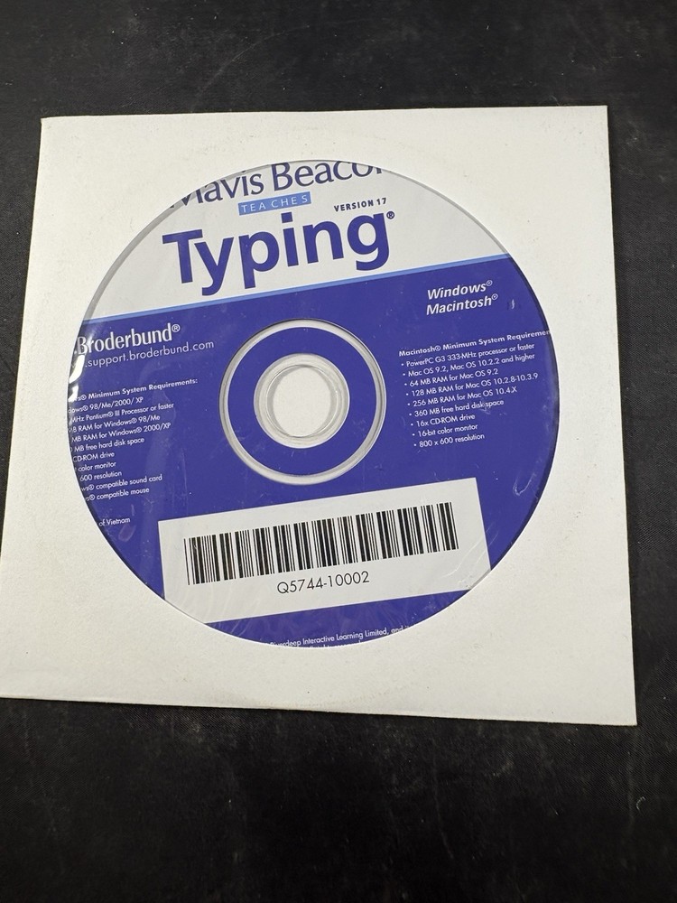 Mavis Beacon Microsoft Windows Typing Course CD