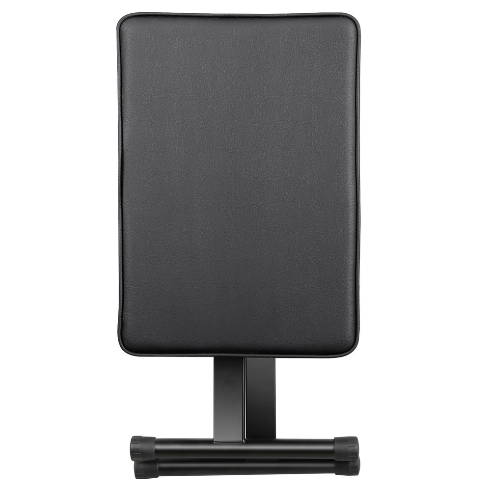 Adjustable Padded Keyboard Bench X-Style Folding Stool Piano Bench Black