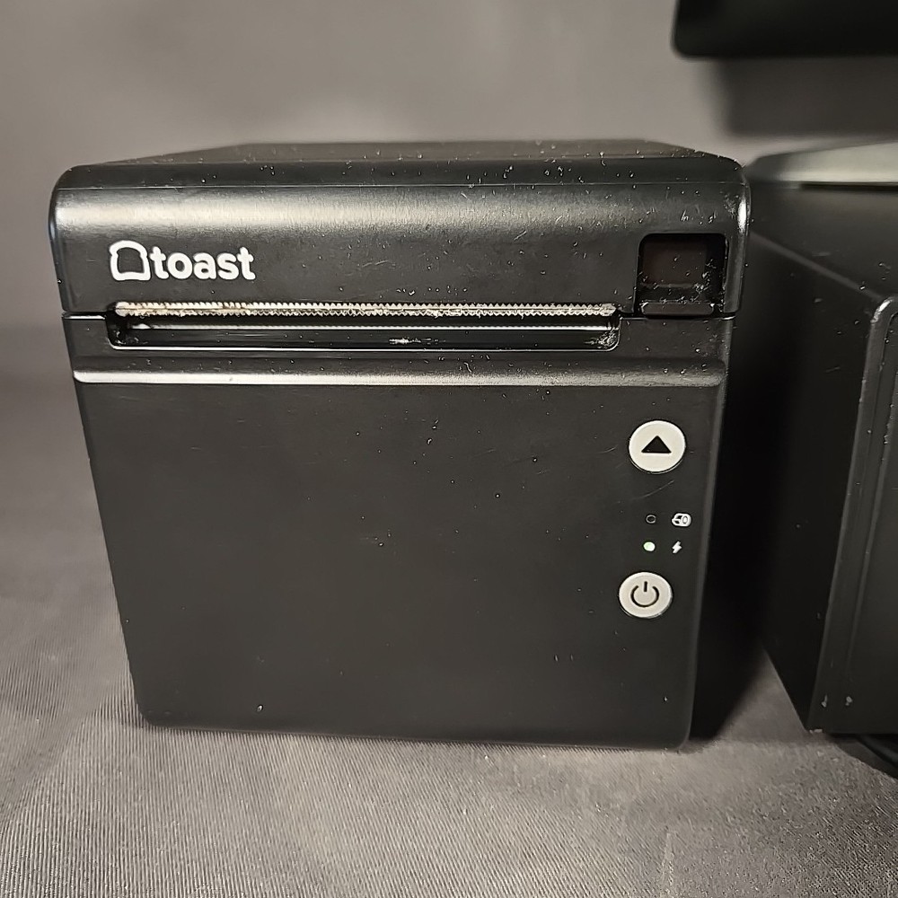 Toast Flex TT200 POS System Touch Screen w/ Printer, card reader & Cables