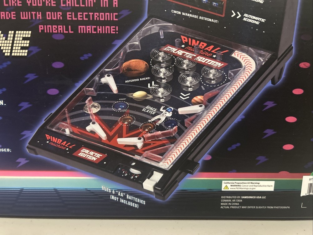 Midwest Trading Group Tech Toyz Electronic Tabletop Pinball Machine