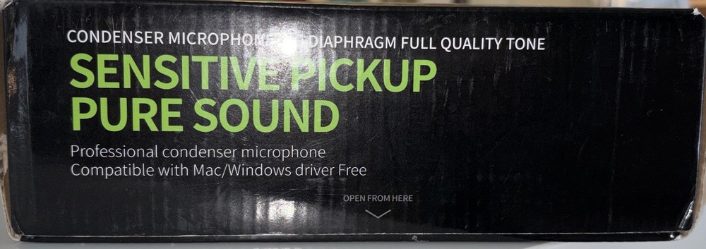 Sensitive Pickup Professional Condenser Microphone For Mac Or Windows