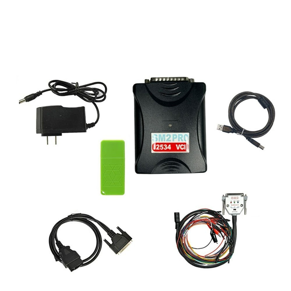 J2534 pro+ 22 version SM2Accessory 1.20 Pcmflash ECU Programmer Tool