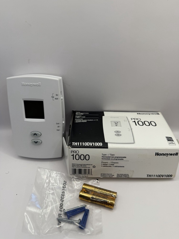 Honeywell PRO TH1110DV1009 Non-Programmable Thermostat