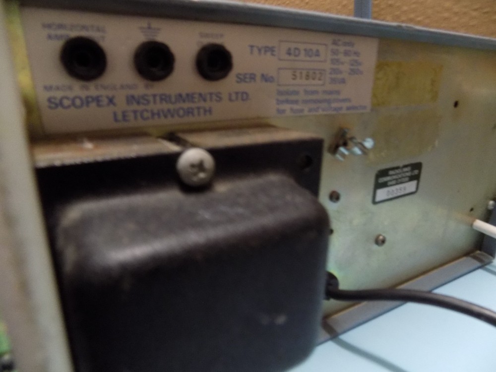 Vintage Scopex Oscilloscope Model 4D10A
